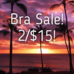 Summer sale! Bras 2 for $15!